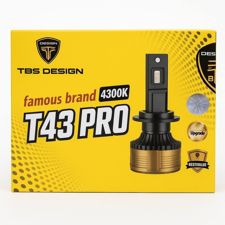 هدلایت Tobys T43 PRO پایه اچ7 نور زرد با گارانتی
