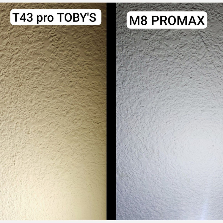 هدلایت Tobys T43 PRO پایه اچ7 نور زرد با گارانتی