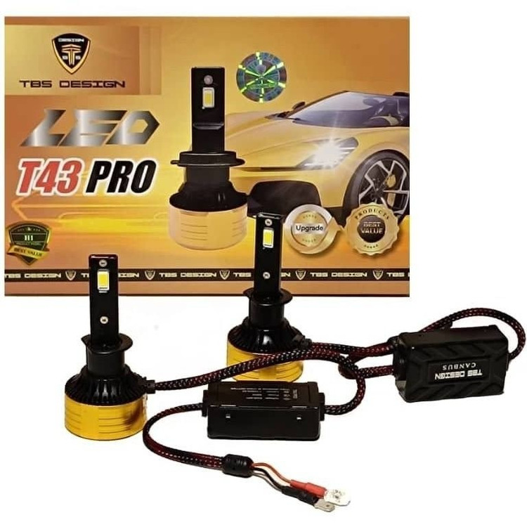 هدلایت نور زرد توبیز مدل T43 PRO پایه H1 پرنور