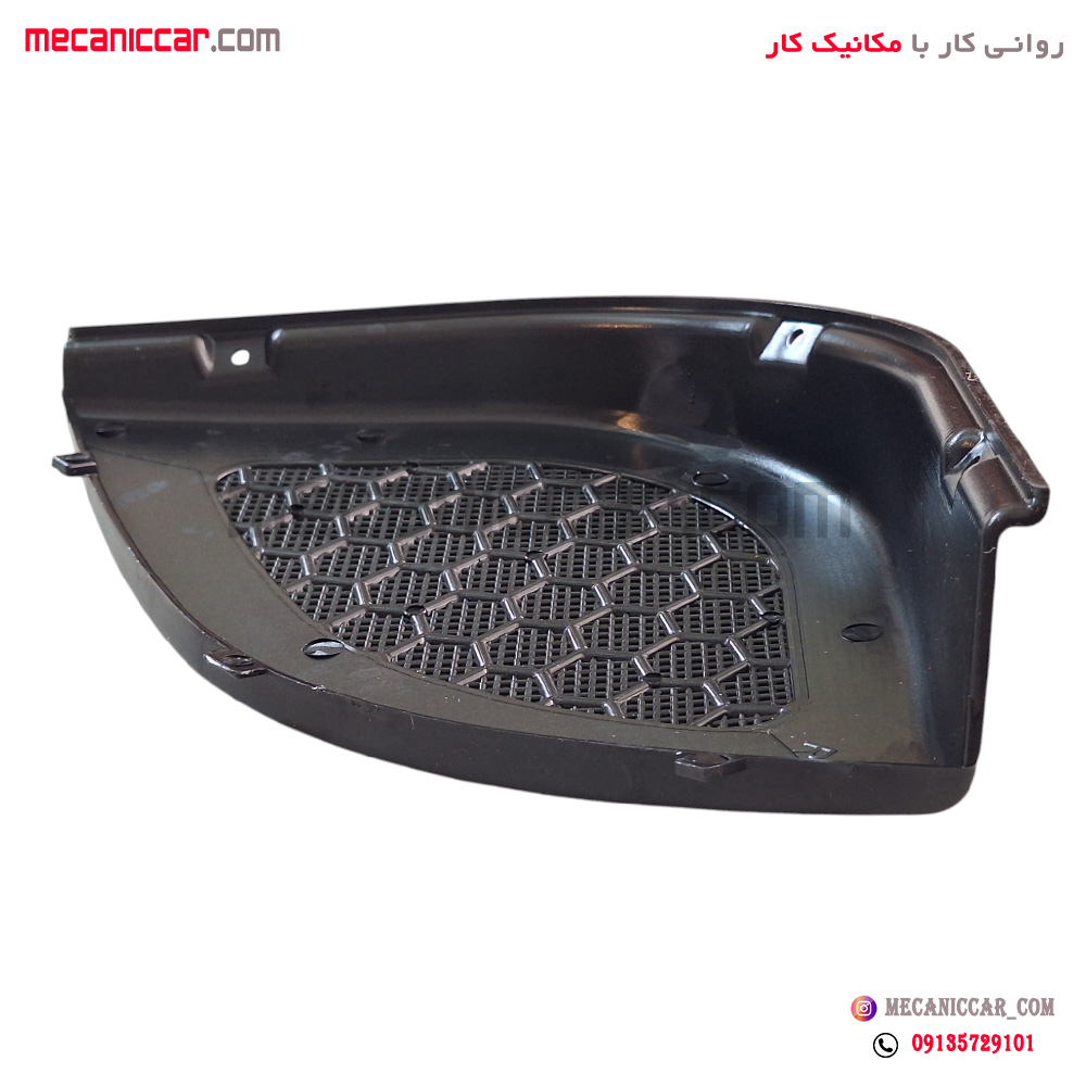 قاب بلندگو (توری باند) راست قدیم مشکی پلاستیکی پژو 405 و پارس