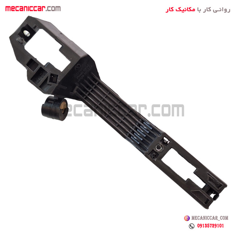 پایه (براکت) دستگیره درب بازکن بیرون عقب راست دنا و سمند سورن پلاس ایساکو (خاص رودری با بدون سوراخ شاسی قفل کن)