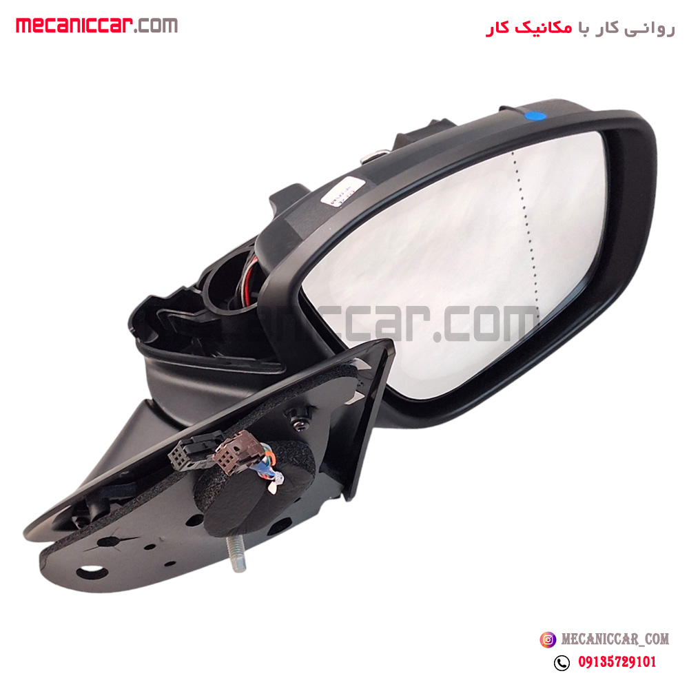 اینه کامل تاشو دستی راست تارا (بدون فلاپ) برازش صنعت