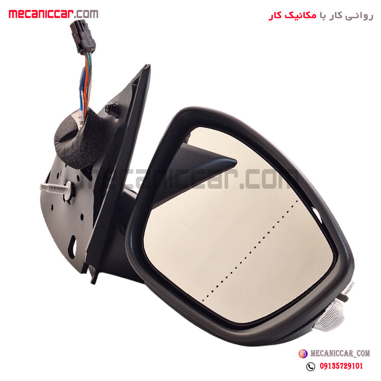 اینه کامل تاشو دستی راست تارا (بدون فلاپ) برازش صنعت