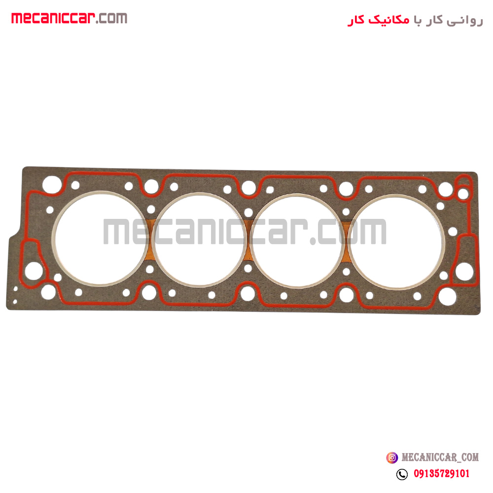 واشر سرسیلندر پژو 405 و پارس و سمند تعمیر اول 2 سوراخ تقویت شده (پرفومنس پل مسی) کیک