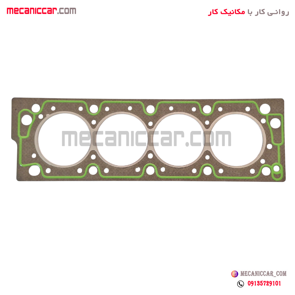 واشر سرسیلندر پژو 405 و پارس و سمند استاندارد 1 سوراخ تقویت شده (پرفومنس پل مسی) کیک