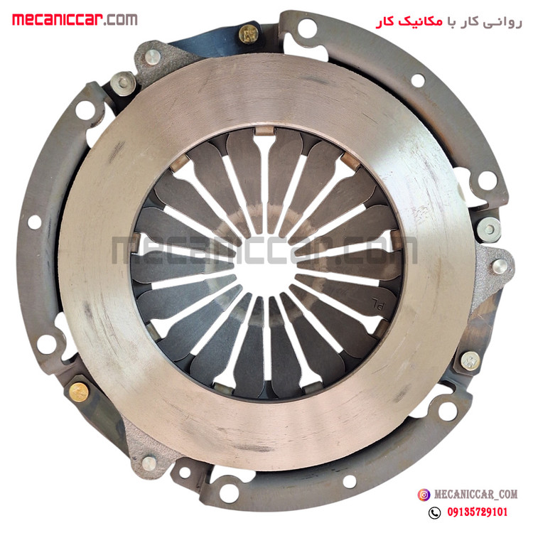 دیسک و صفحه کامل (کیت کلاچ) پژو 206 تیپ 5 بهینه با گیربکس BE1 عظام پایاکلاچ