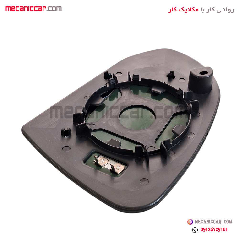 شیشه اینه راست با کفی وگرمکن اطلس