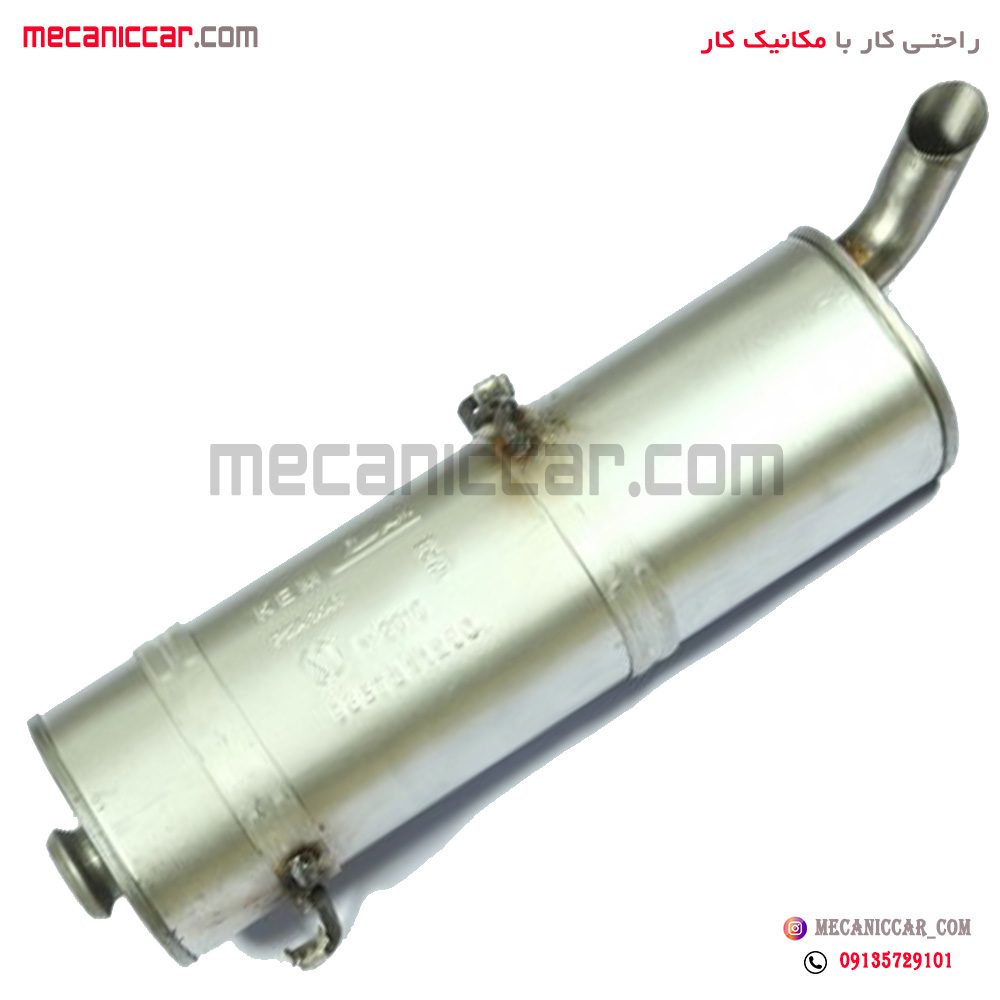 منبع اگزوز پژو 206 ایساکو