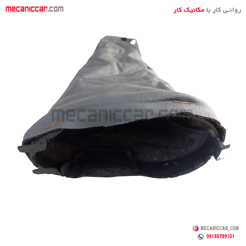 گردگیر (چرم) دور دسته دنده با قاب مشکی ال نود (L90)