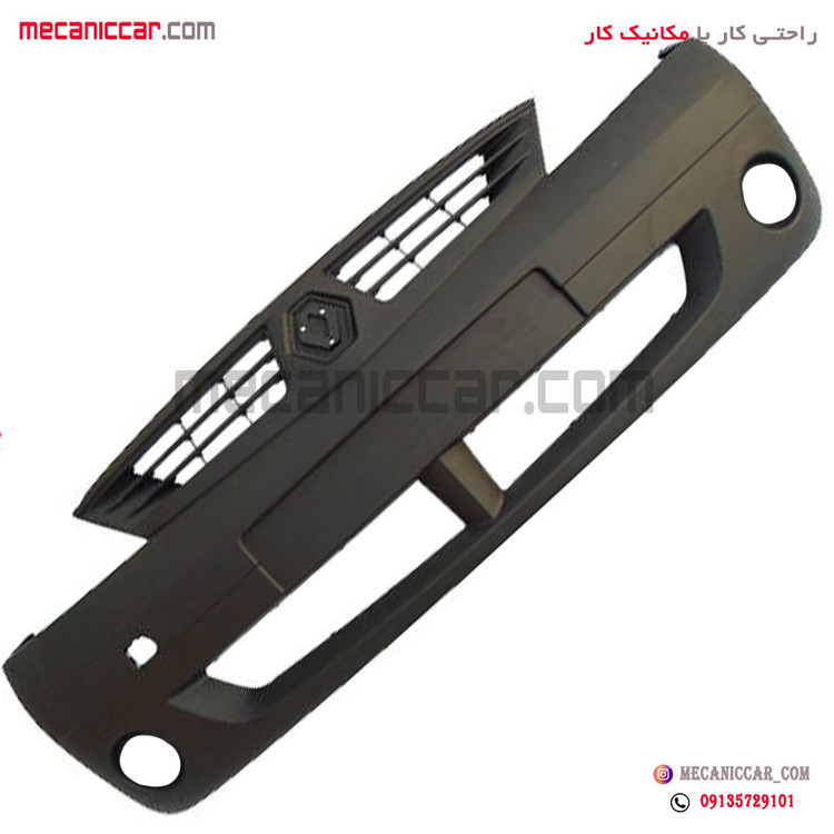 سپر جلو خام بدون رنگ (با جای مه شکن) ال نود (L90) سروصنعت