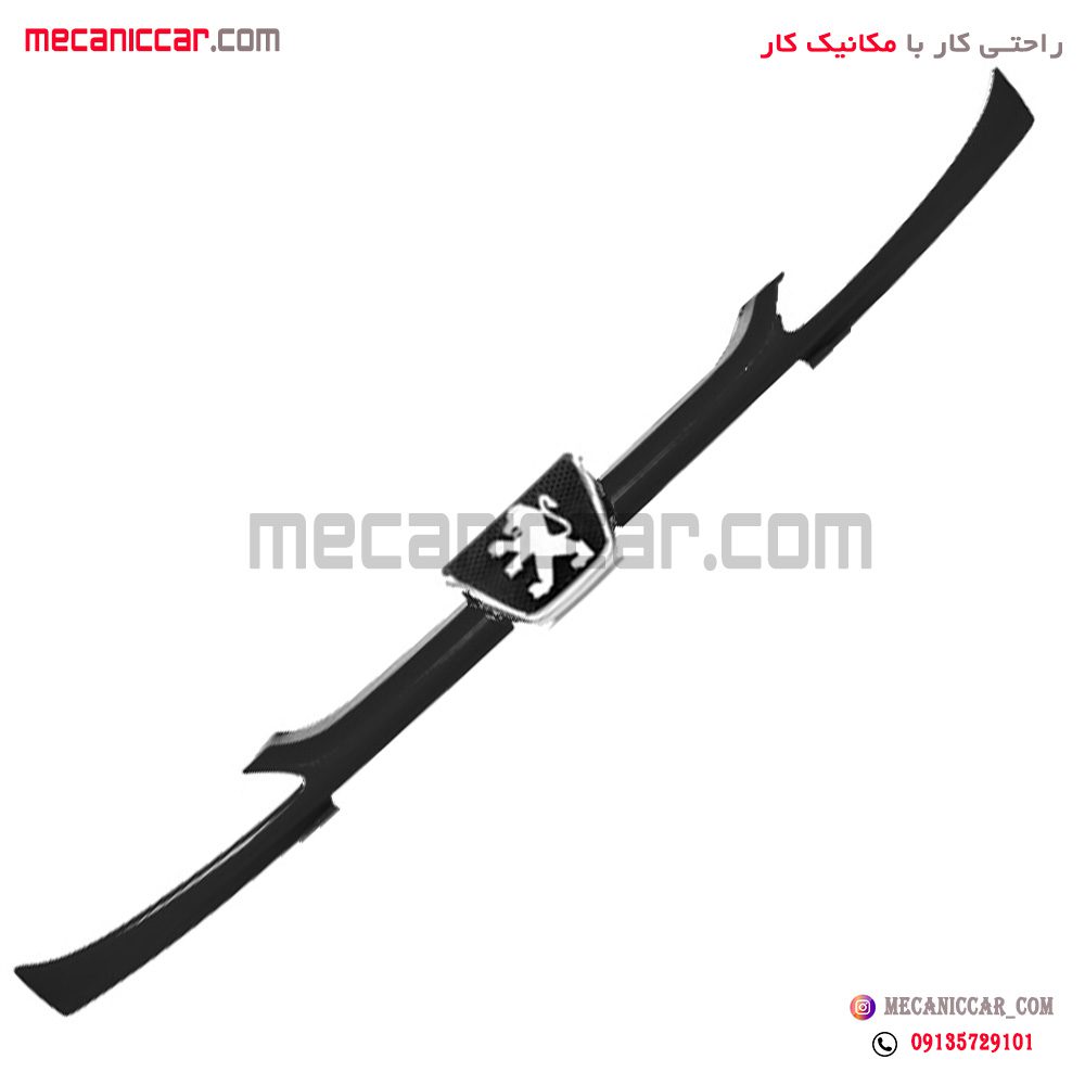 جلو پنجره پژو 206 - ابرویی (چپ و راست) با ارم