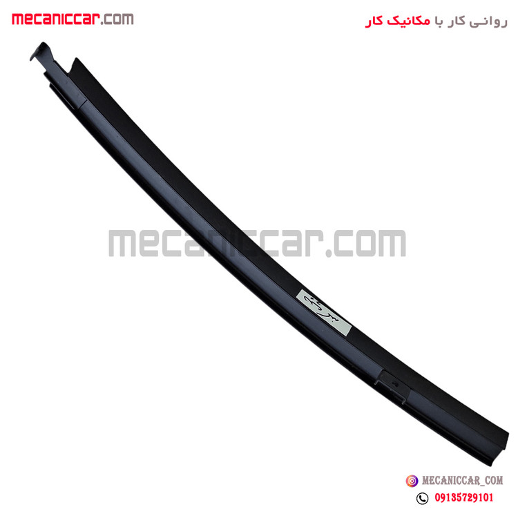 قطعه فلزی عمودی بین لچکی و شیشه عقب چپ سمند و دنا
