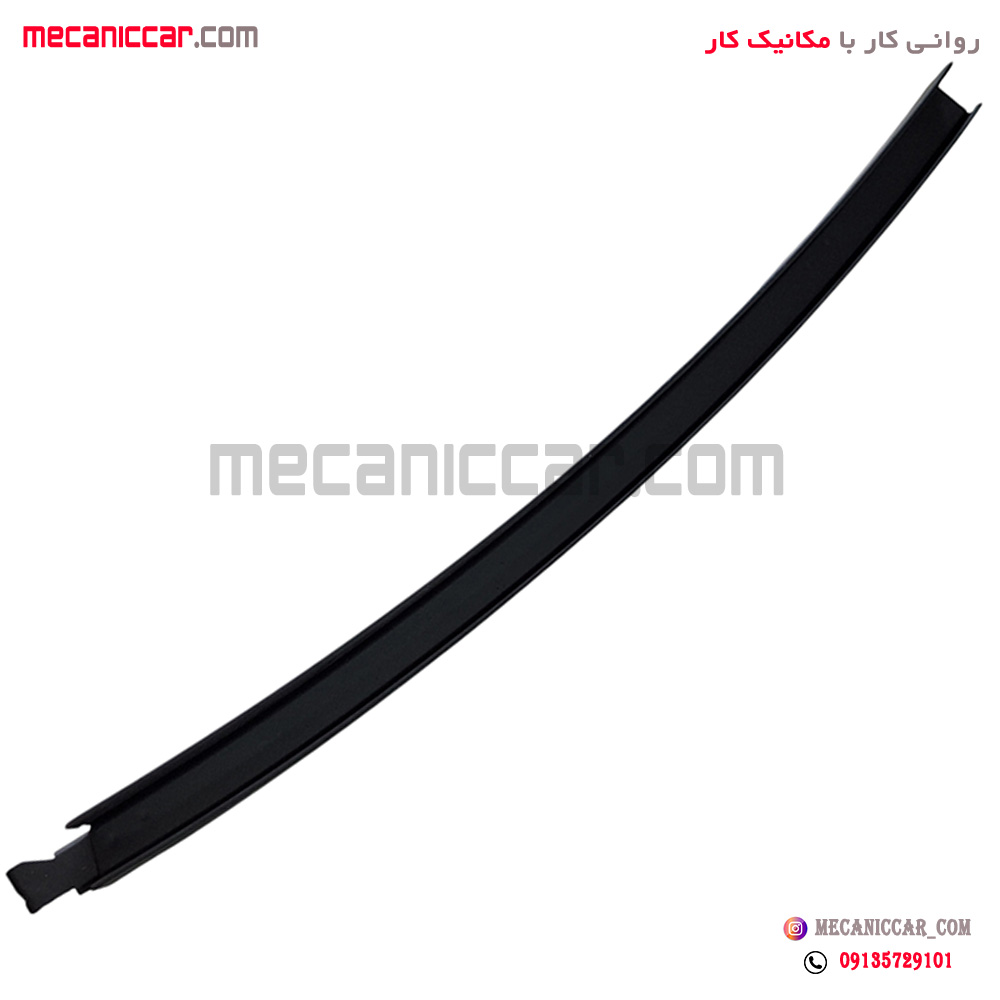 قطعه فلزی عمودی بین لچکی و شیشه عقب راست سمند و دنا
