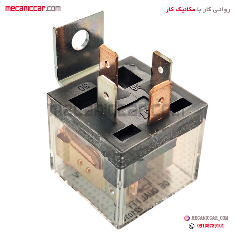 افتامات بوق 4 فیش شیشه ای با پایه 60 امپر پیکان و پراید پژو الپا