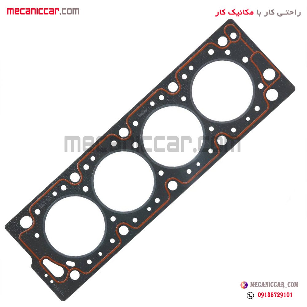 واشر سرسیلندر پژو 405 و پارس و سمند تقویت شده تعمیر سوم (4 سوراخ یک طرف فلز) مشهد واشر