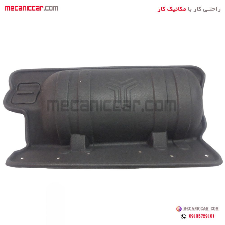 موکت (نمدی) روی کپسول دوگانه سوز CNG پراید و تیبا (نازل چپ)