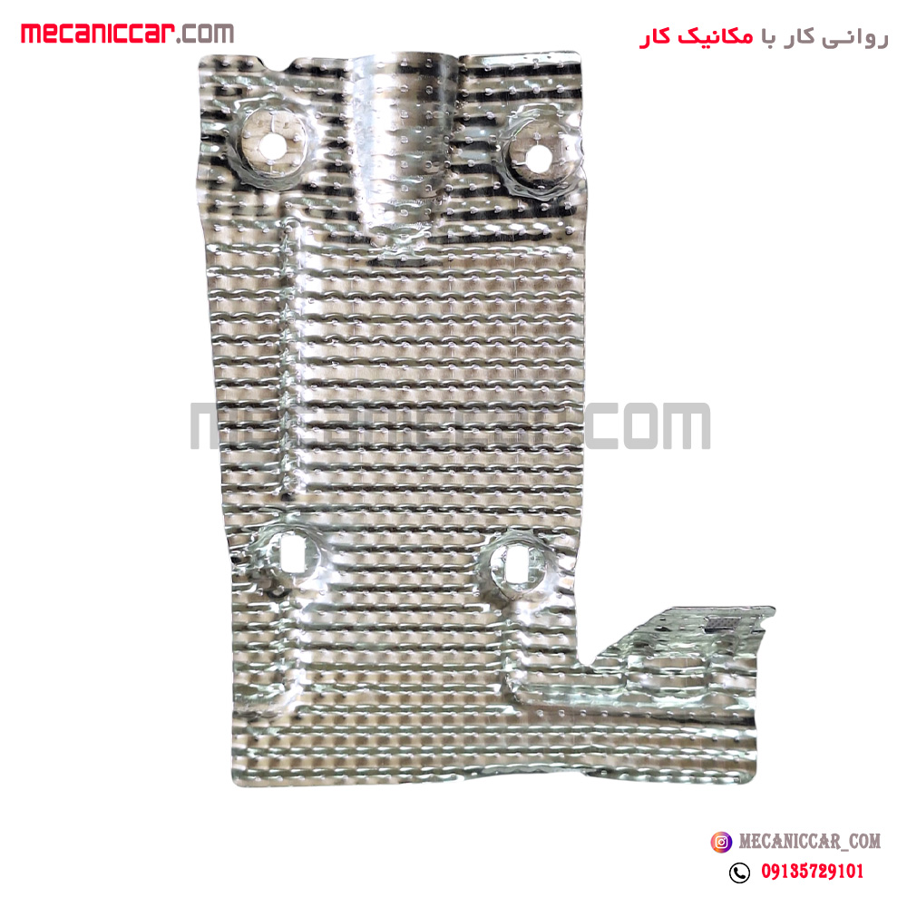 عایق حرارتی الومینیومی روی منیفولد دود پژو 405 و پارس و سمند ایساکو