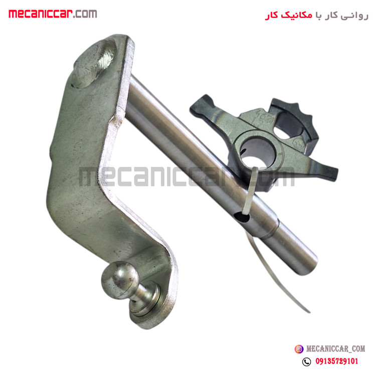 اهرم ماهک تعویض دنده کامل روی گیربکس پژو 206 ایساکو