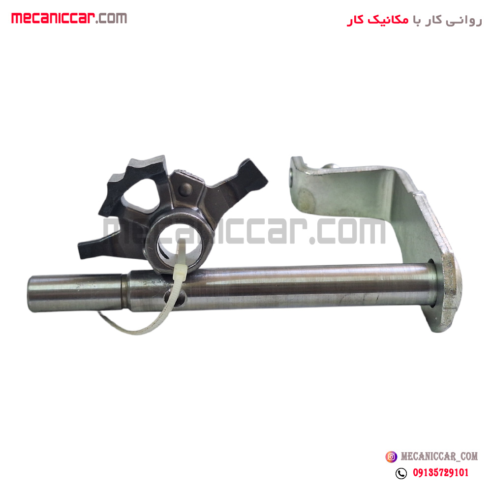 اهرم ماهک تعویض دنده کامل روی گیربکس پژو 206 ایساکو