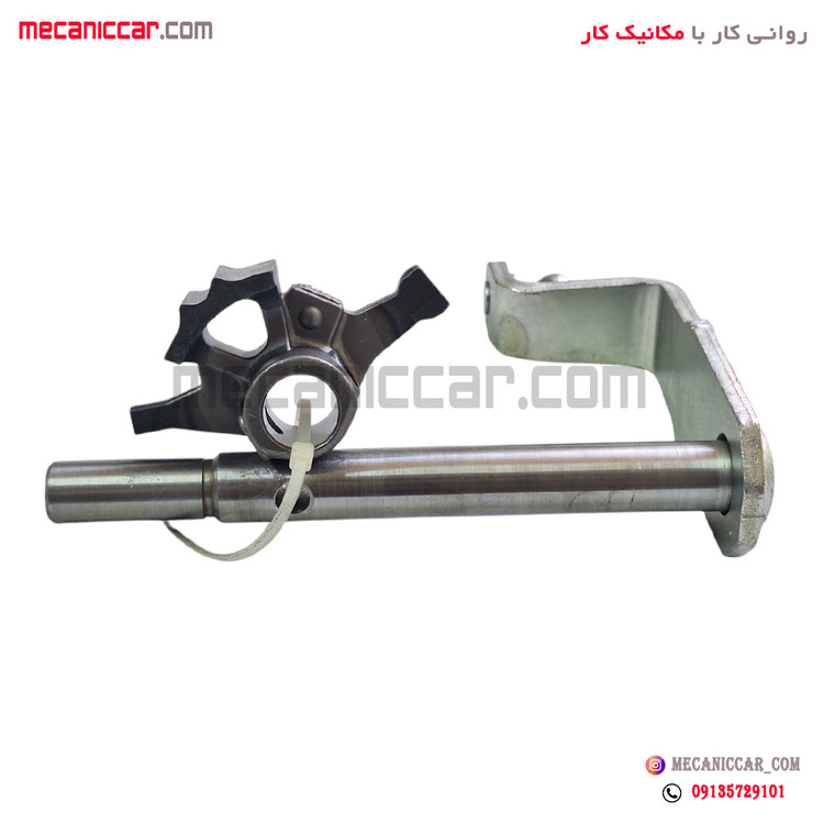 اهرم ماهک تعویض دنده کامل روی گیربکس پژو 206 ایساکو