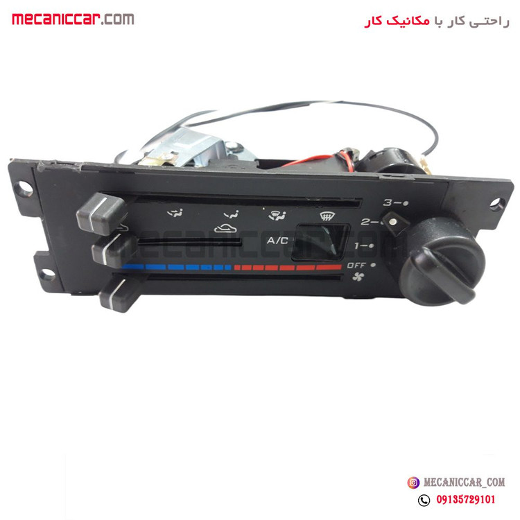 پنل بخاری کامل بدون کلید ac پراید صبا