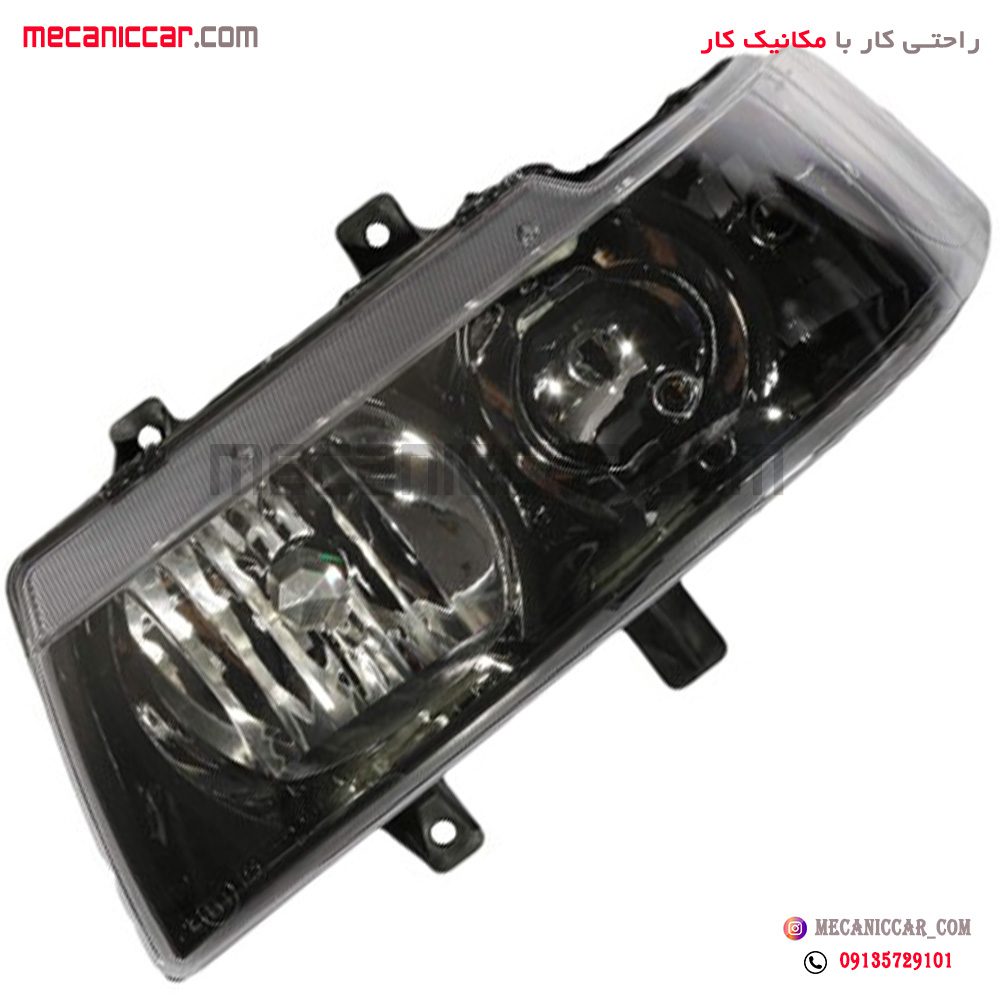 چراغ جلو چپ سمند دودی