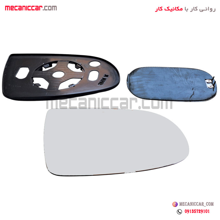 شیشه اینه با کفی و گرمکن کامل راست شاهین