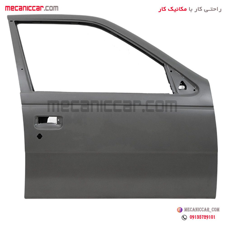 درب فلزی کامل جلو راست لولا جوشکاری شده پژو 405 و پارس استر شده ایساکو