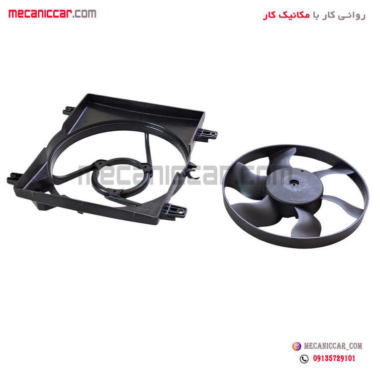 پروانه فن بهینه توربو با دیاق پراید و تیبا و کوئیک ایده ساخت
