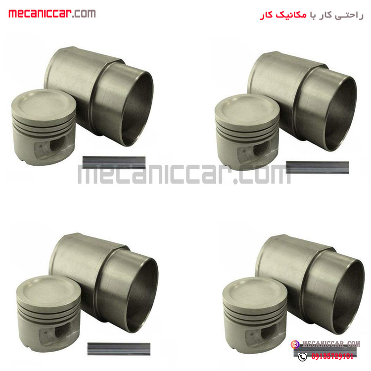بوش و پیستون پژو 405 و پارس و سمند با گژن پین ایساکو