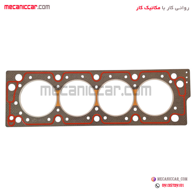 واشر سرسیلندر پژو 405 و پارس و سمند تعمیر دوم تقویت شده 3 سوراخ (پرفومنس پل مسی) کیک
