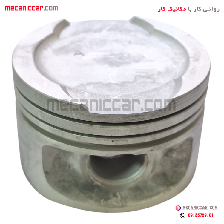 بوش و پیستون بهینه (با جای سوپاپ) پژو 405 و پارس و سمند با گژن پین جدید پلاتو ipmc عظام