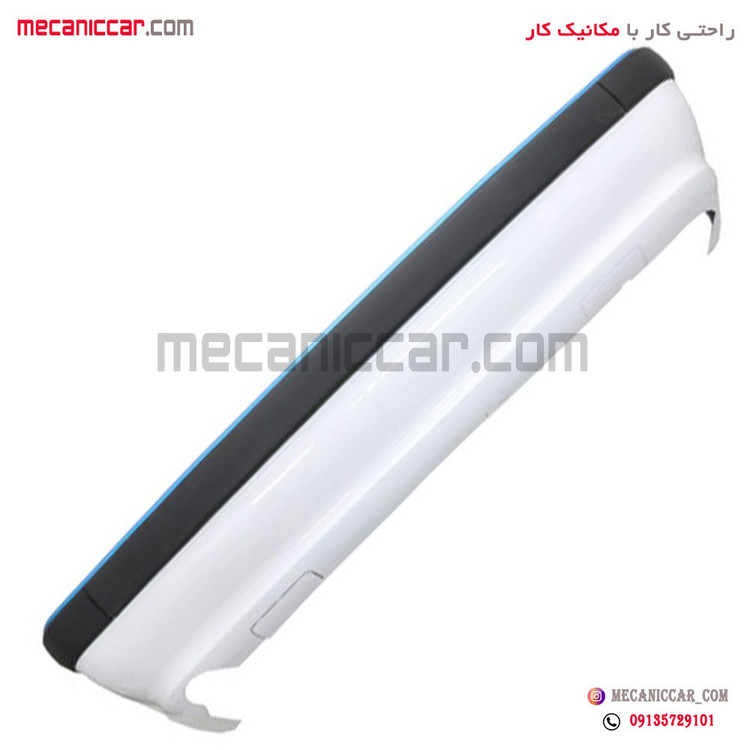 سپر عقب سفید با 2 جای سنسور پژو پارس مهرخواه
