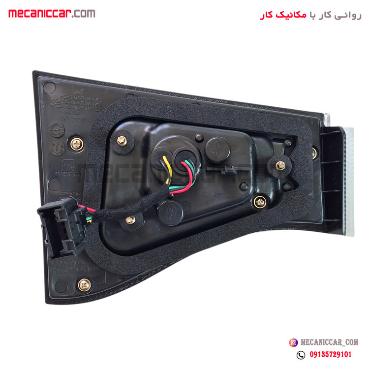 چراغ خطر روی صندوق راست سمند سورن پلاس کروز
