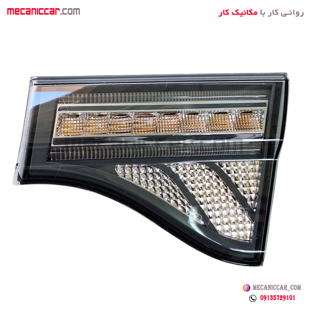 چراغ خطر روی صندوق راست سمند سورن پلاس کروز