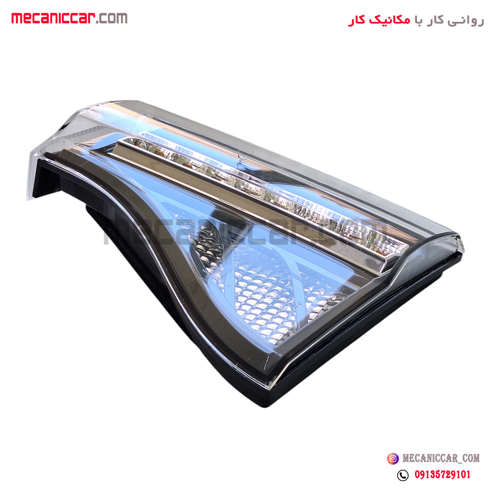 چراغ خطر روی صندوق راست سمند سورن پلاس کروز