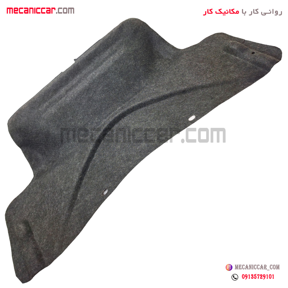 موکت (نمدی) پشت درب صندوق عقب پراید صندوق دار