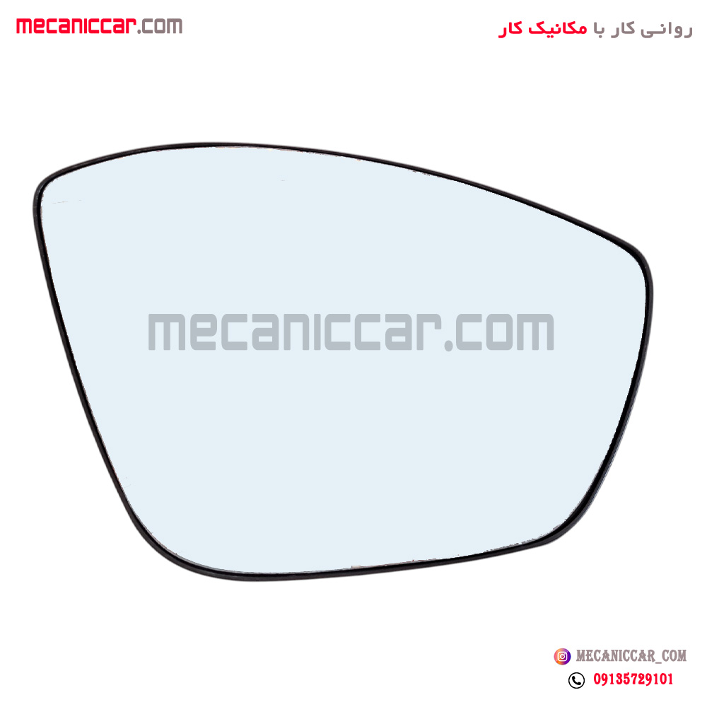 شیشه اینه راست با کفی و گرمکن تارا