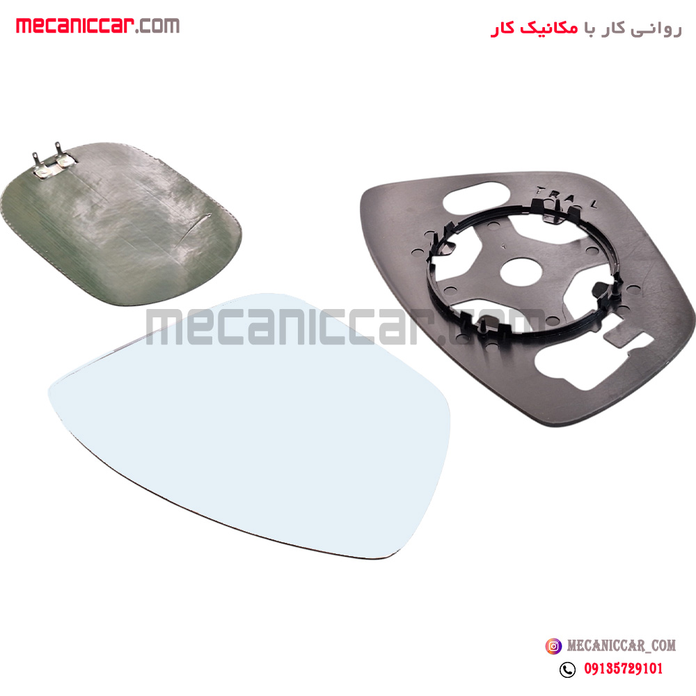 شیشه اینه راست با کفی و گرمکن تارا