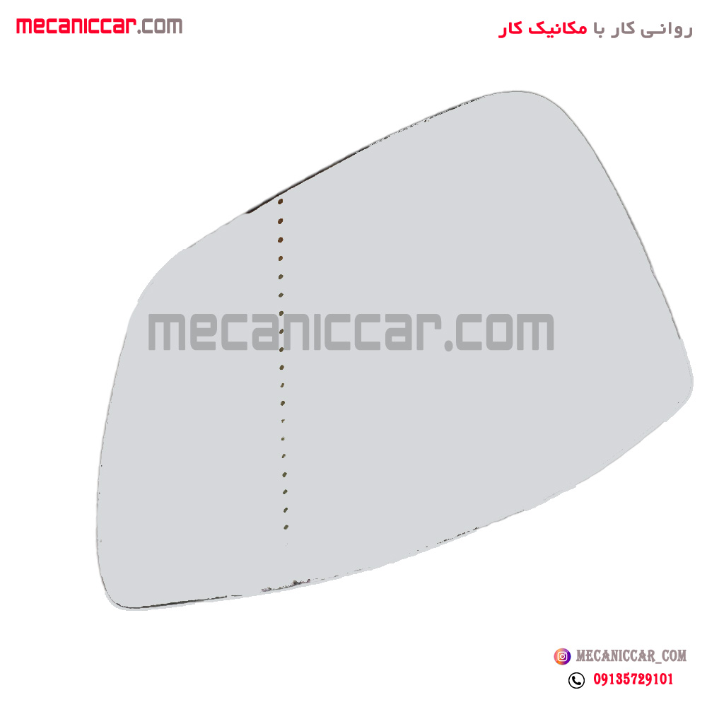 شیشه اینه چپ بدون کفی و گرمکن تارا