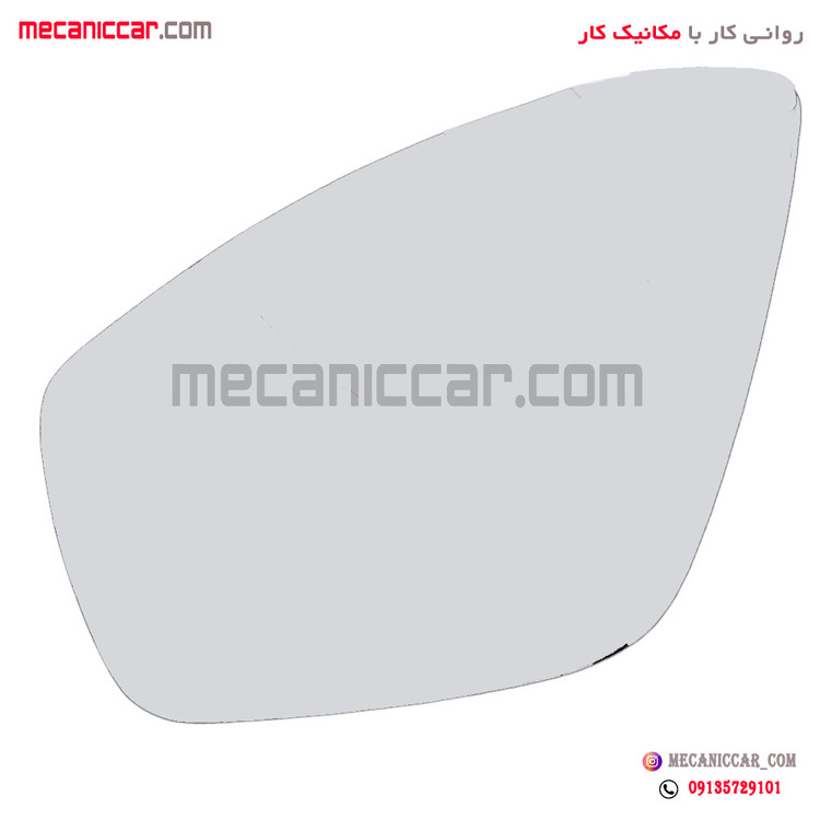 شیشه اینه چپ بدون کفی و گرمکن تارا