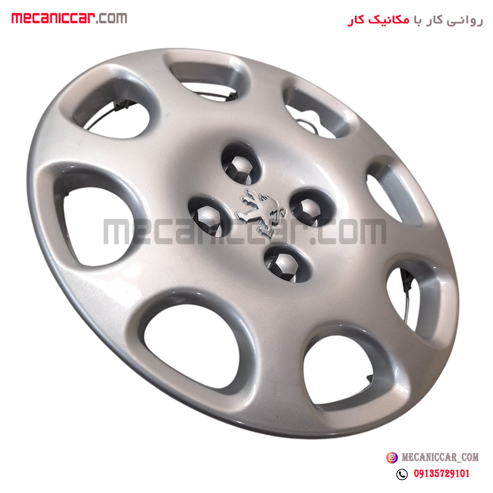 قالپاق چرخ پژو 206 و پژو پارس مهره ابکاری توان پلیمر