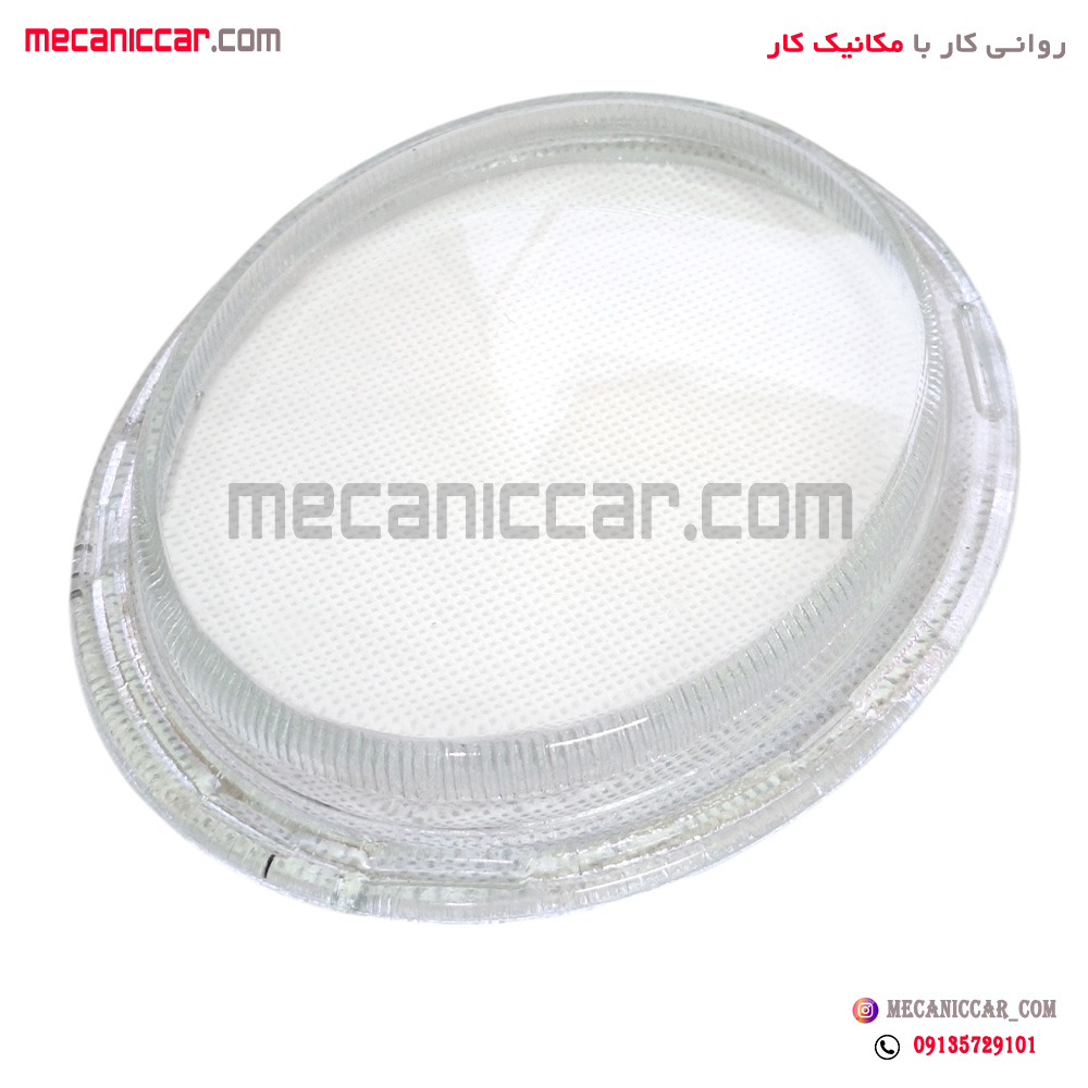 شیشه چراغ مه شکن (پرژکتور) جلو تیبا