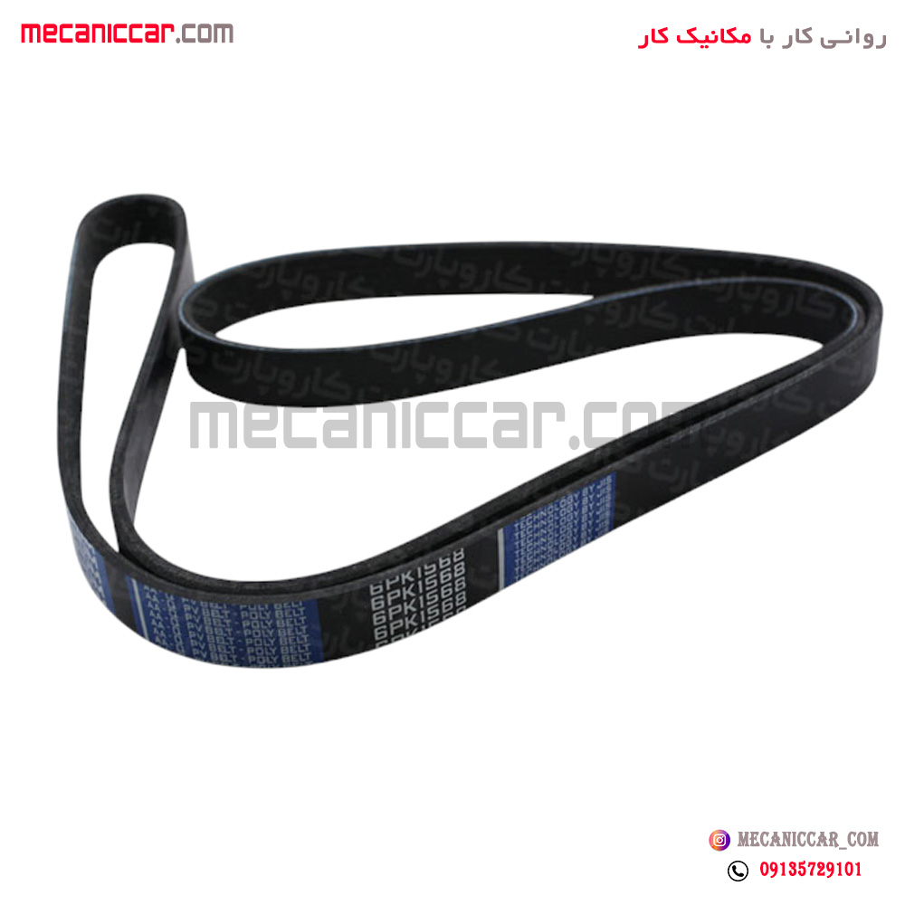 تسمه دینام 1568-6pk پژو 206 تیپ 2 و رانا kik