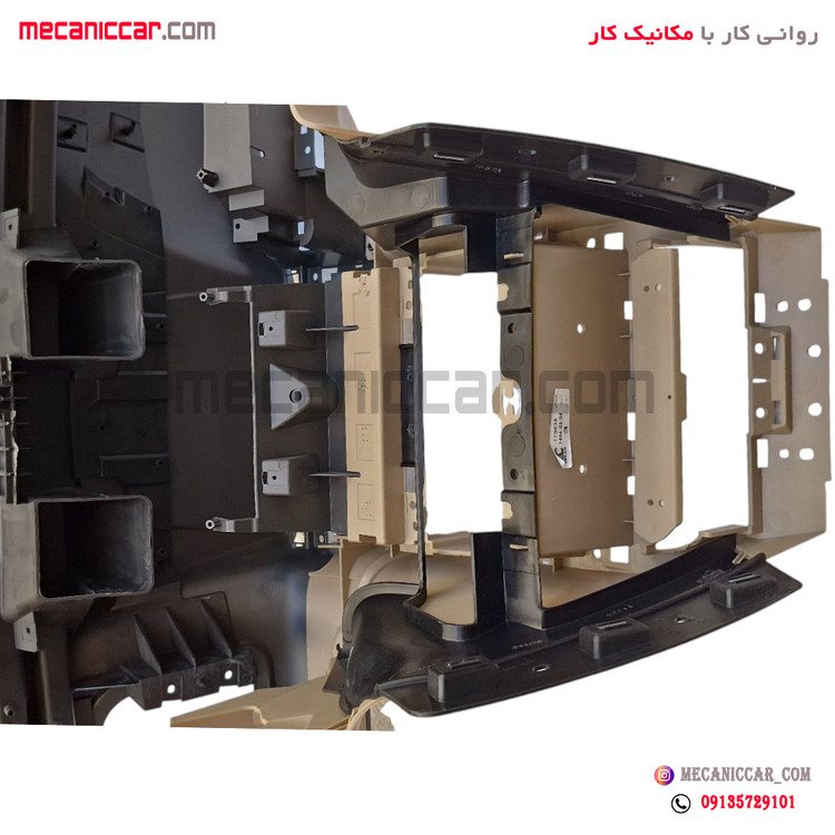 پوسته داشبورد و کانال هوا بدون دیاق خاکستری پژو پارس سال کروز