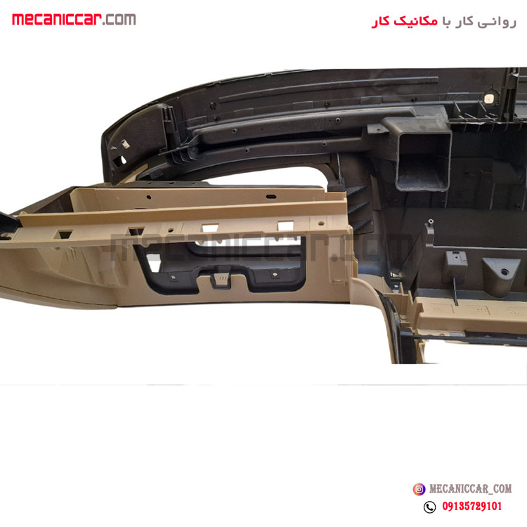 پوسته داشبورد و کانال هوا بدون دیاق خاکستری پژو پارس سال کروز