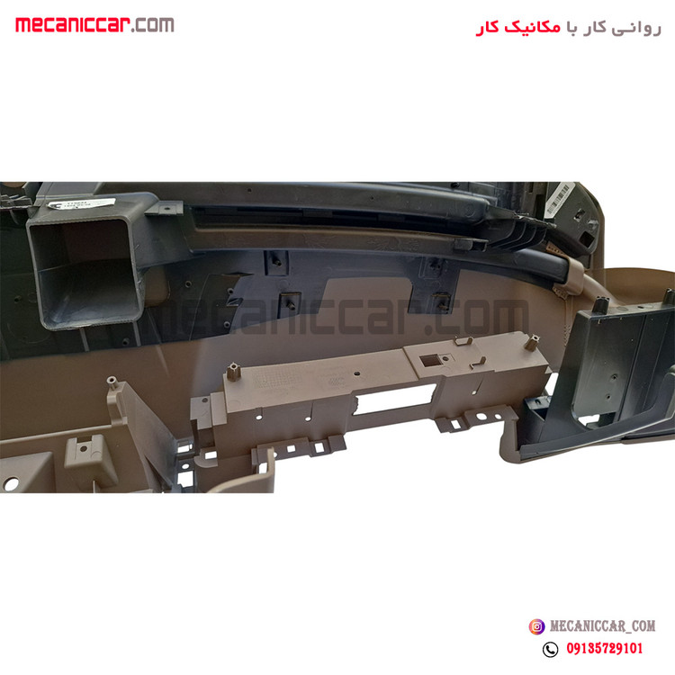 پوسته داشبورد و کانال هوا بدون دیاق خاکستری پژو پارس سال کروز