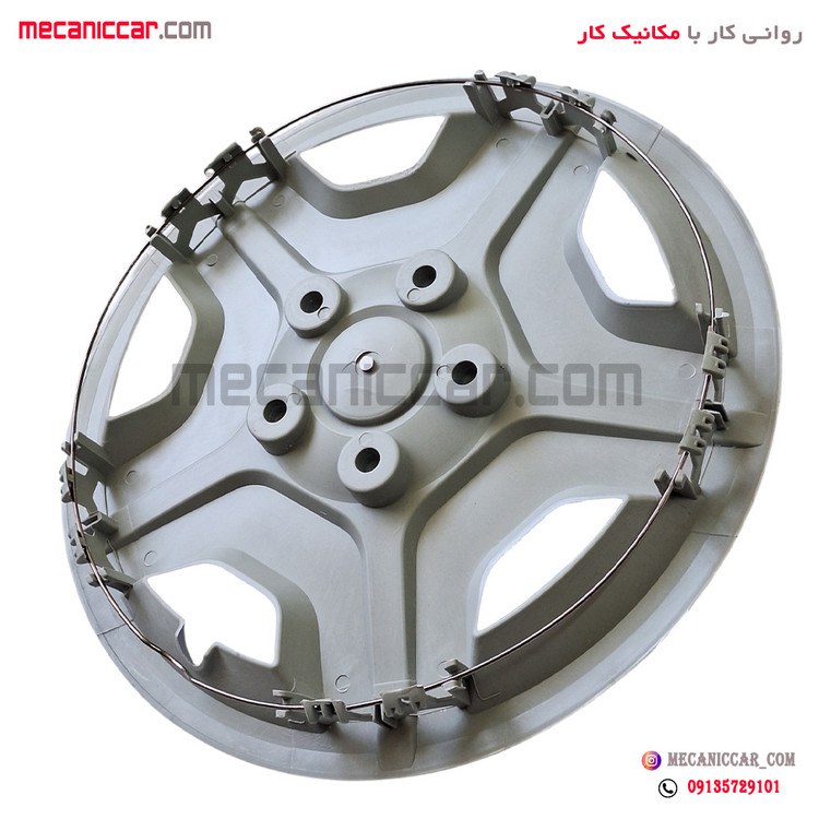 قالپاق چرخ فابریک رنگی تارا سایز 15 صنعتگر