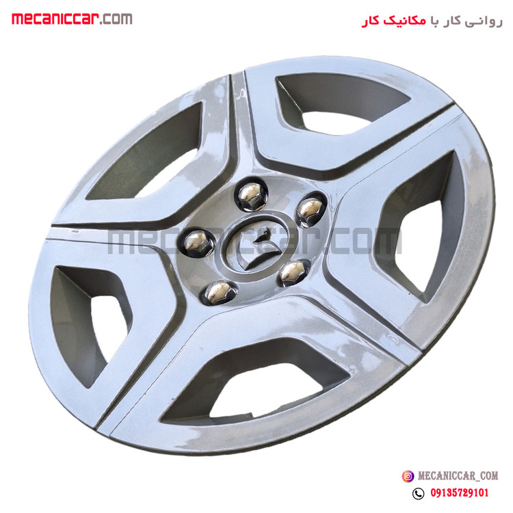 قالپاق چرخ فابریک رنگی تارا سایز 15 صنعتگر