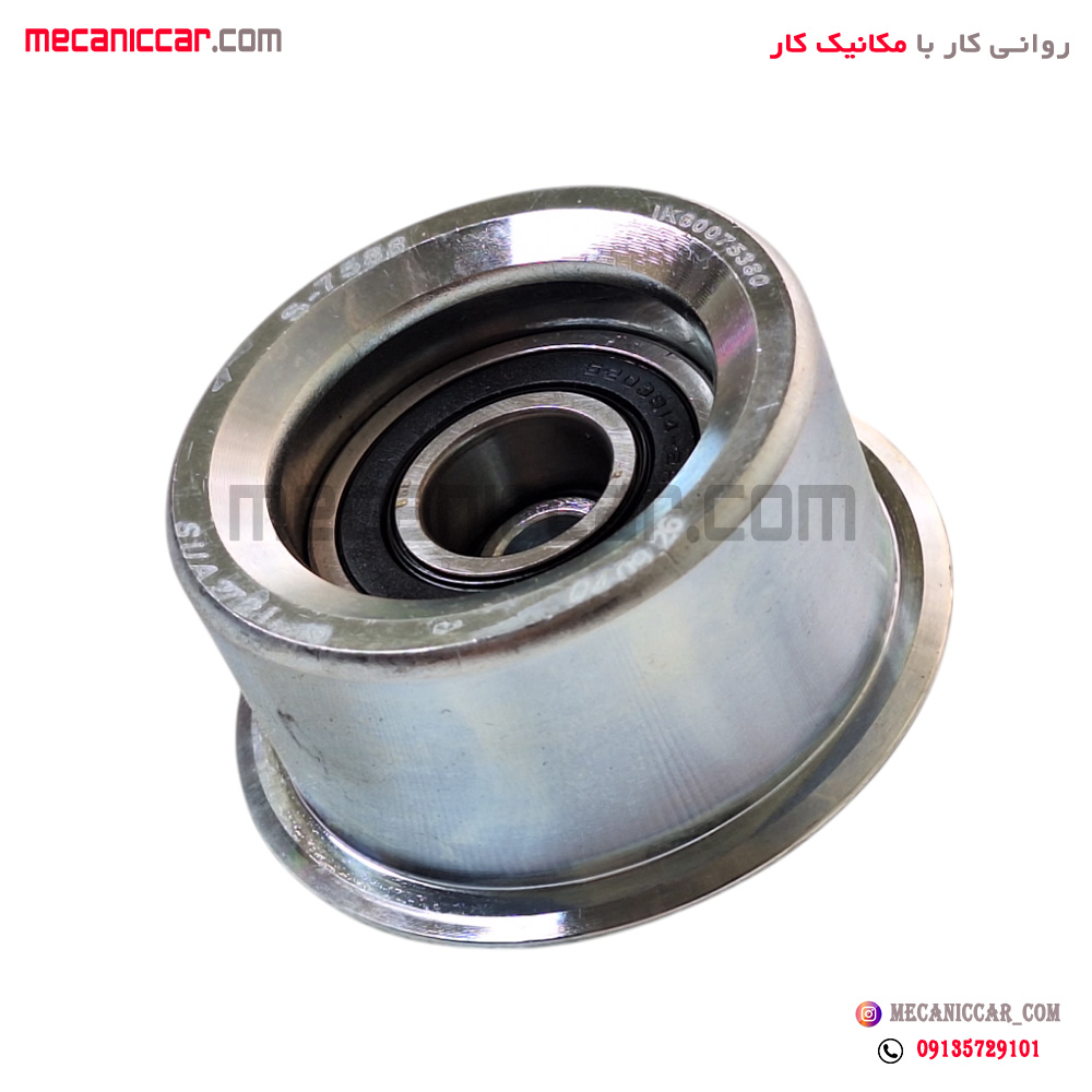 بلبرینگ تسمه تایم فلزی ثابت سمند ملی EF7 و دنا مدل 1401 به بعد توربو ایساکو